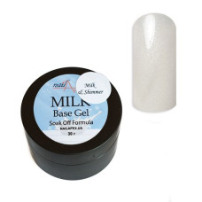 Молочная база с шиммером Nailapex Milk & Shimmer,30 грамм