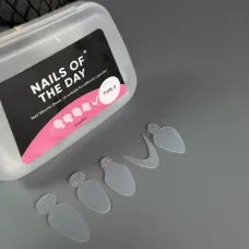 Cиліконові трафарети для верхніх форм Nailsoftheday French tips guide Type 9, 60 шт