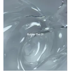 Моделюючий гель для нігтів Nailsoftheday Builder Gel 01 прозорий, 15 мл