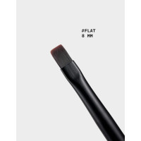 Пензлик для полігелю та густих матеріалів Biblioteka Flat, 8 мм