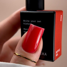 Гель для зміцнення Biblioteka Bottle Gel Red - Червоний, 10 мл
