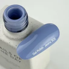 Гель-лак для нігтів Nailsoftheday Gel polish Jeans-305 — джинсовий, 10 мл