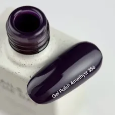 Гель-лак для нігтів Nailsoftheday Gel polish Amethyst-356 — темно-фіолетовий, 10 мл