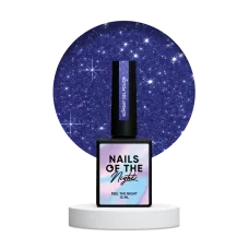 Світловідбиваючий гель-лак для нігтів Nailsofthenight Bombay gel polish глибоко синій, 10 мл