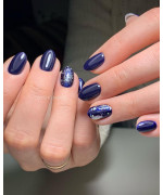 Гель-лак для нігтів Komilfo Deluxe Series №D222 фіолетово-синій, емаль, 8 мл