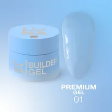 Гель для нарощення нігтів LunaMoon Gel Premium №1 прозорий, 50 мл