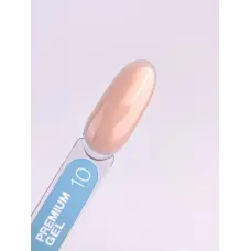 Гель для нарощення нігтів LunaMoon Gel Premium №10 персиково-бежевий, 15 мл