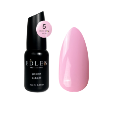 Гель-лак для нігтів Edlen Color №005 холодний світло-рожевий , 9 мл