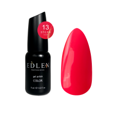Гель-лак для нігтів Edlen Color №013 яскраво-оранжевий, 9 мл