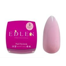 Полігель Edlen Poly gel №3 рожевий, 30 мл