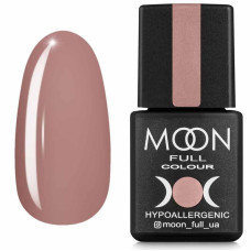 Гель-лак для нігтів Moon Full Air Nude №07 бежевий темний напівпрозорий, 8 мл