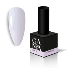 Камуфлююча база для нігтів Ga&Ma 005 ліловий Cover Base Lilac, 15 мл