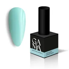 Камуфлююча база для нігтів блакитна лагуна Ga&Ma Cover base Colored 002 Blakytna lahuna, 15 мл