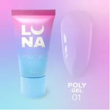 Полігель для нарощування LunaMoon Poly Gel №1, 30 мл