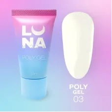 Полігель для нарощування LunaMoon Poly Gel №3, 30 мл