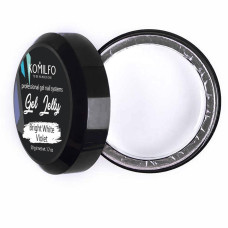 Моделюючий гель-желе Komilfo Gel Jelly Bright White Violet, 50 мл