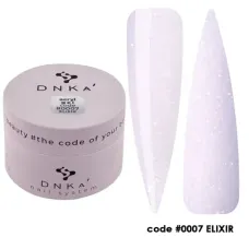 Акригель Dnka Acryl Gel №07 Elixir рожевий з шиммером, 30 мл