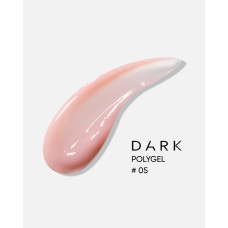 Aкрил-гель для нігтів Dark Polygel №5 у тюбику, 30 мл