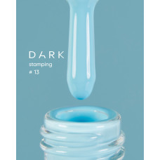 Лак для стемпінгу Dark Stamping polish №13 небесний, 10 мл