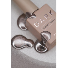 Гель-фарба Dark для дизайну Rose gold metal gel paint метал ріже золото, 5 грамів