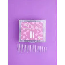 Верхні форми для нарощування Dnka Top Nail Forms Almond, 120 шт