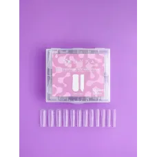 Верхні форми для нарощування Dnka Top Nail Forms Square, 120 шт