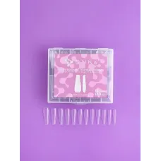 Верхні форми для нарощування Dnka Top Nail Forms Short Almond, 120 шт