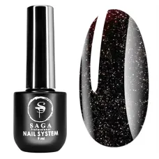 Гель-лак для нігтів світловідбиваючий Saga Professional Fiery gel 24 бордовий, 9 мл