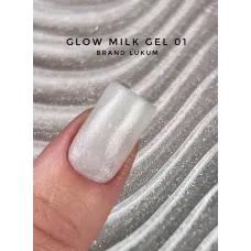 Твердий гель для нігтів Lukum Glow Milk Gel 01, 30 мл