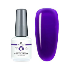 Гель-лак для нігтів Atica Crystal Violet вітражний фіолетовий, 7.5 мл
