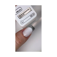 Гель-фарба Heylove Solid platinum gel Silver, 5 грам