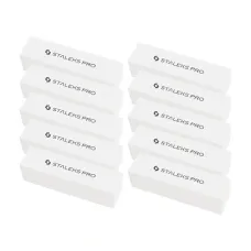 Бафи для манікюру 150 грит Staleks Pro Expert 51 прямокутні одноразові, 10 шт