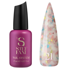 Камуфлююча база дял нігтів Steffani Cover Base №21, 17 мл