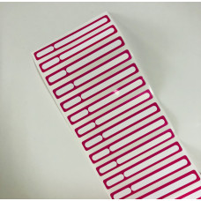 Наліпки на тіпси рожеві Total Beauty 1 аркуш, 50 шт