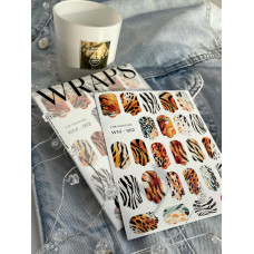 SLIDIZ Плівки для манікюру/WRAPS for manicure WM002