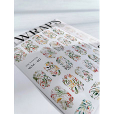 SLIDIZ Плівки для манікюру/WRAPS for manicure WM017