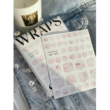 SLIDIZ Пленки для педикюра/WRAPS for pedicure WP013