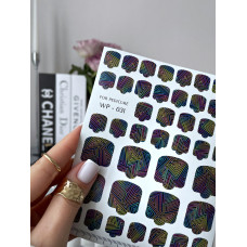 SLIDIZ Пленки для педикюра/WRAPS for pedicure WP031