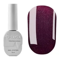 Гель-лак для нігтів котяче око Saga Professional Wine Cat №04 темно-фіолетовий, 10 мл
