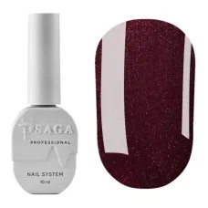 Гель-лак для нігтів котяче око Saga Professional Wine Cat №05 бордовий, 10 мл