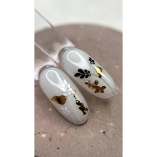 Гель-фарба Dark для дизайну Black gel paint чорна, 5 грам