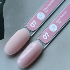 Гель для нарощування Siller Wonder Gel №7 темний рожево-бежевий, 30 мл