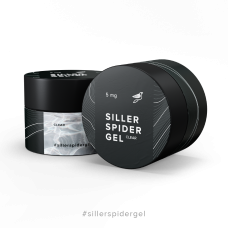 Гель-павутинка для дизайну нігтів Siller Spider Gel прозорий, 5 мл