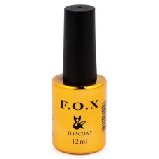 Топове покриття для нігтів FOX Top No wipe (без липкого шару), 14 мл