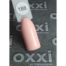 Гель-лак OXXI Professional №188 (блідий персиковий, емаль)