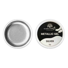 Metal Painting Gel Silver Global Fashion - жидкий металл серебро, 5 г