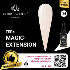 Гель в бутылочке Global Fashion Magic-Extension №4, 30 мл