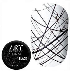 ART Spider Gel Black - гель-павутинка, чорна, 5 мл