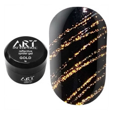 Гель Павутинка світловідбивна ART Reflective Spider Gel Gold, 5 мл