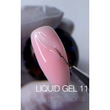 LIQUID GEL SAGA №11 (персиково-рожевий), 15 ml